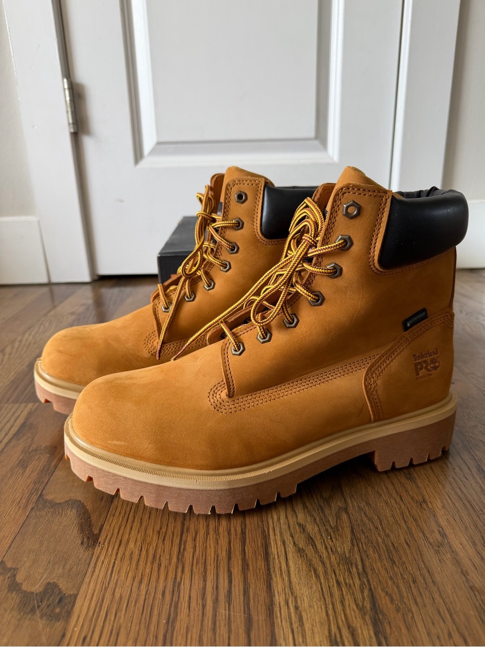 Timberland PRO Men's Direct Attach 6" Soft Toe Waterproof Work Boot Whear Sz 12M